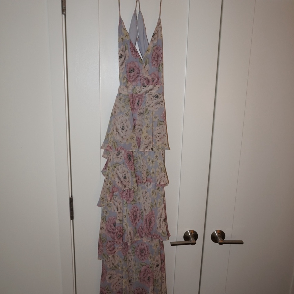 ASTR The Label Floral Tiered Dress